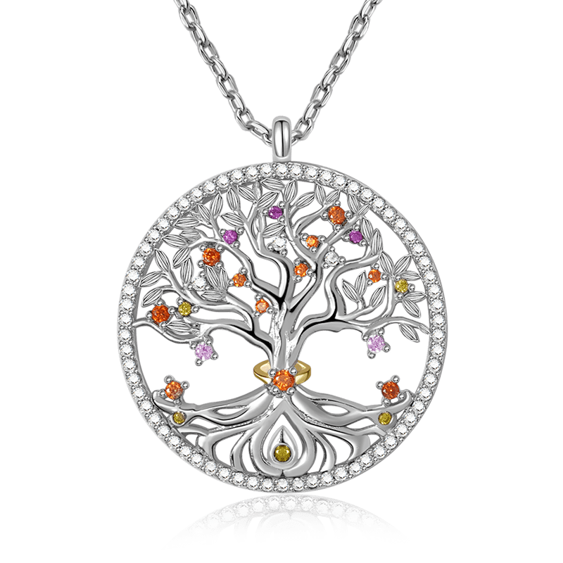 Sterling Silver Tree of Life Necklace Nature Jewelry – Spruce Mountain  Designs