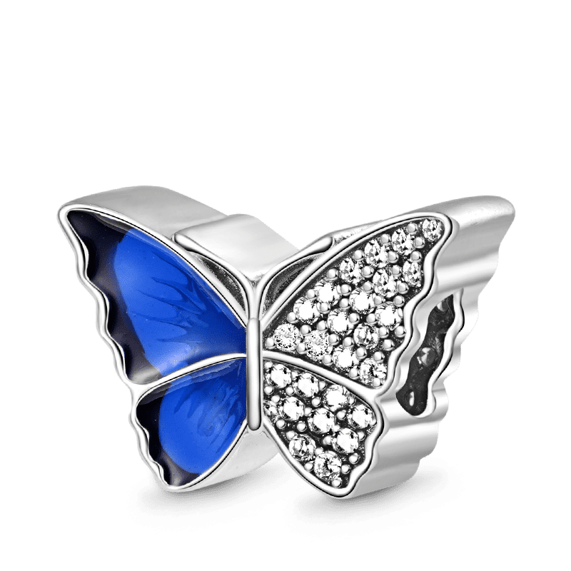 Blue butterfly charm hotsell