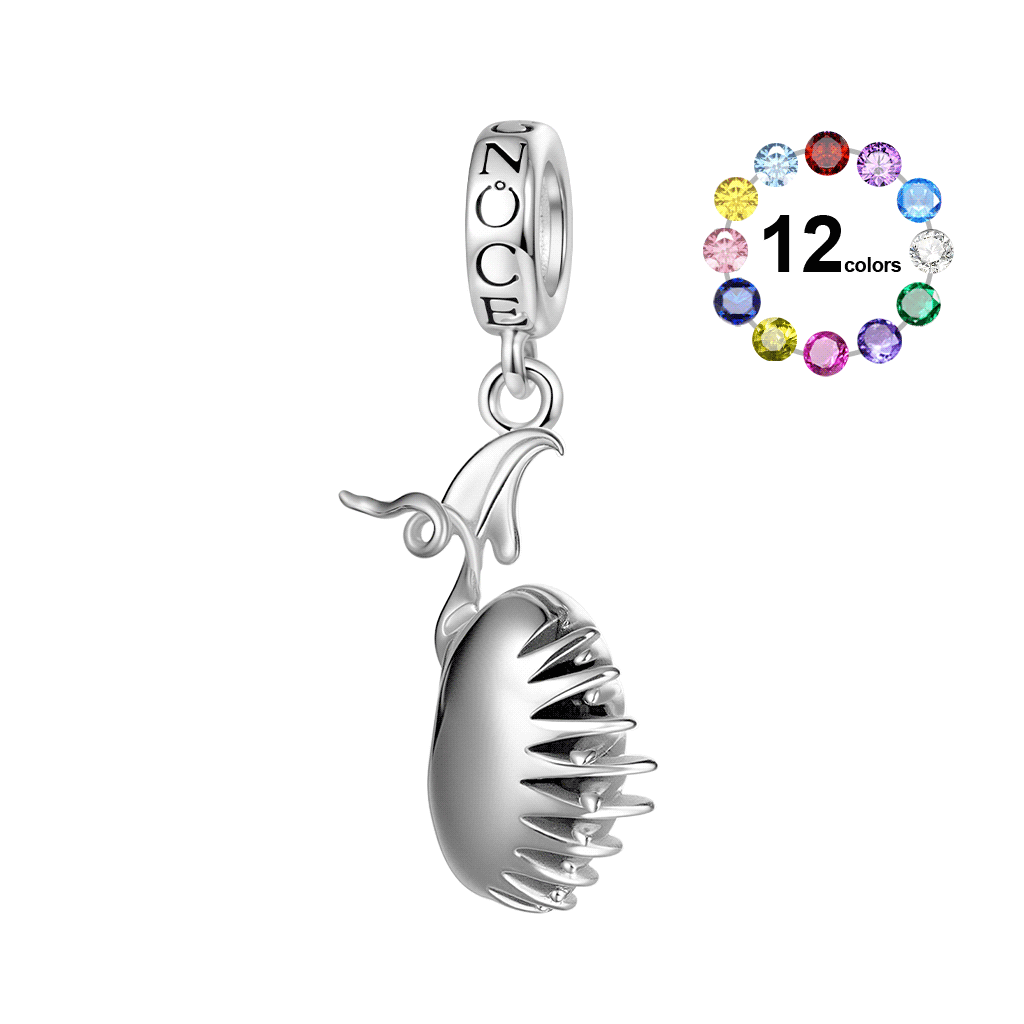 Venus flytrap Birthstone Pendant