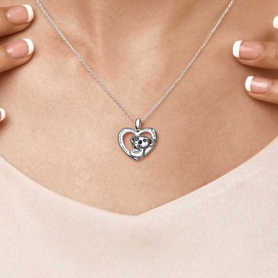 Bear&Baby Heart Necklace