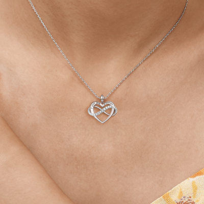 Infinite love Heart Necklace