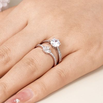 Round-cut Stackable Ring
