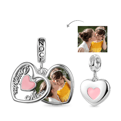 Daughter&Mother Photo Pendant