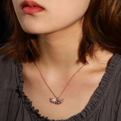 Heart With Wing Necklace