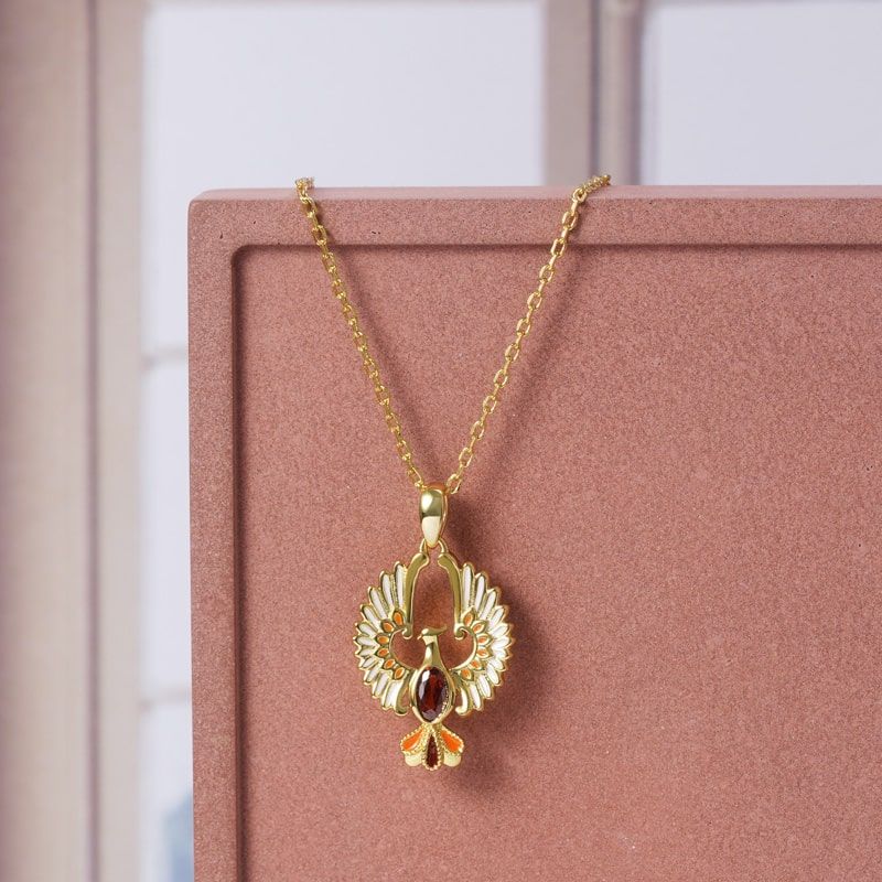 Golden Phoenix Necklace