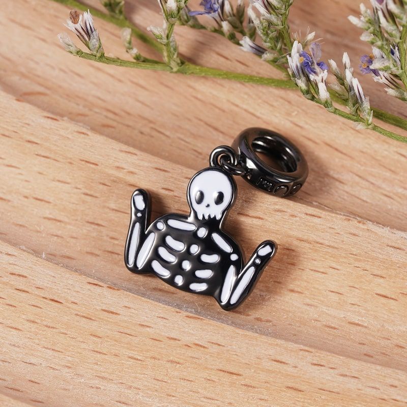 Who Cares Skeleton Pendant
