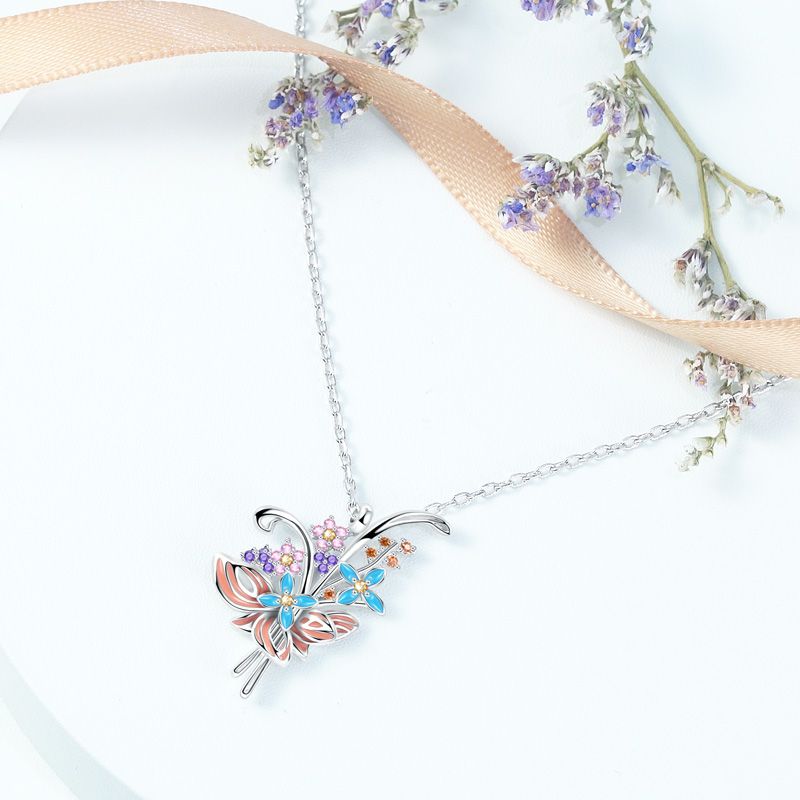 Flower Bouquet Necklace