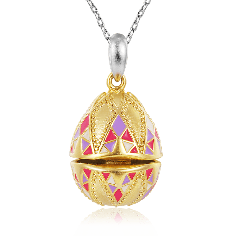 Bunny Easter Egg Necklace