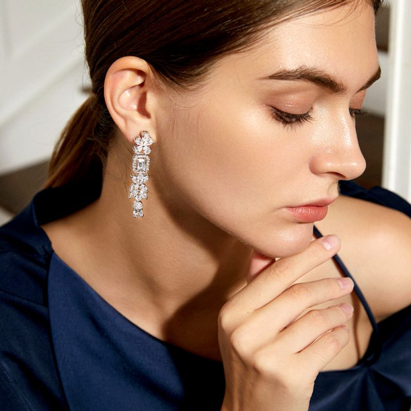 Long Drop Dangle Earrings