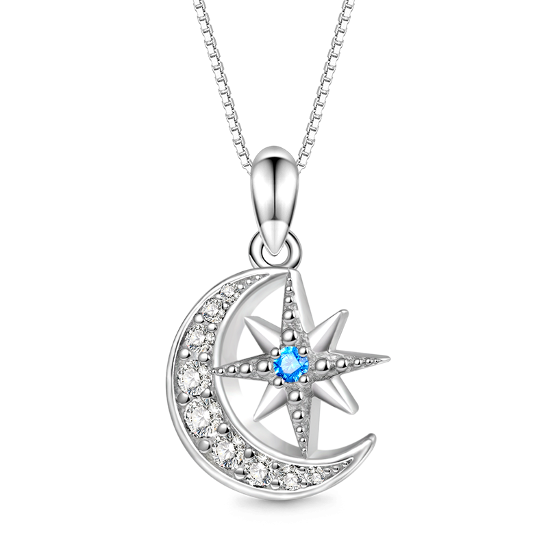 Moon & Star Necklace