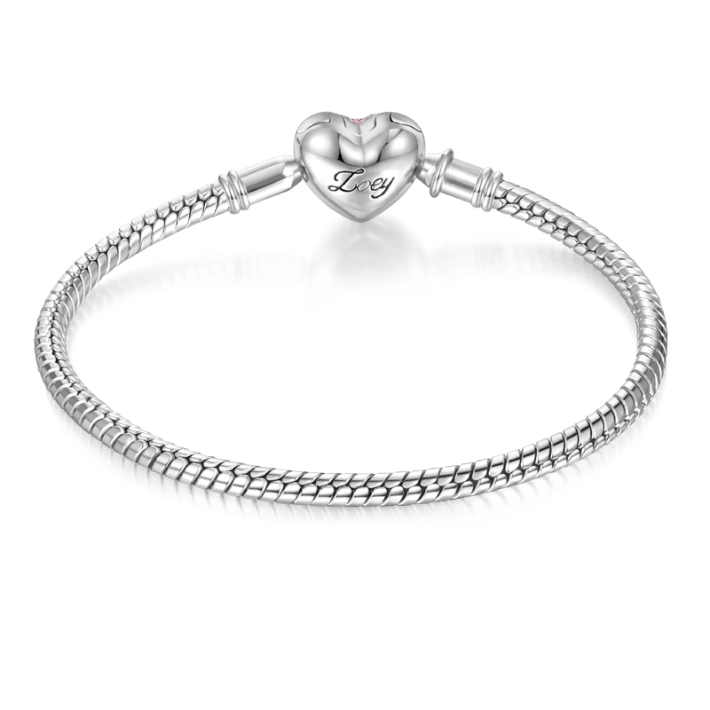 Heart Engravable Basic Bracelet