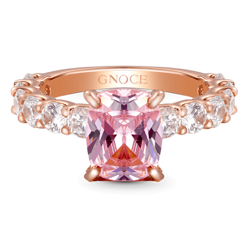 Radiant-cut Promise Ring