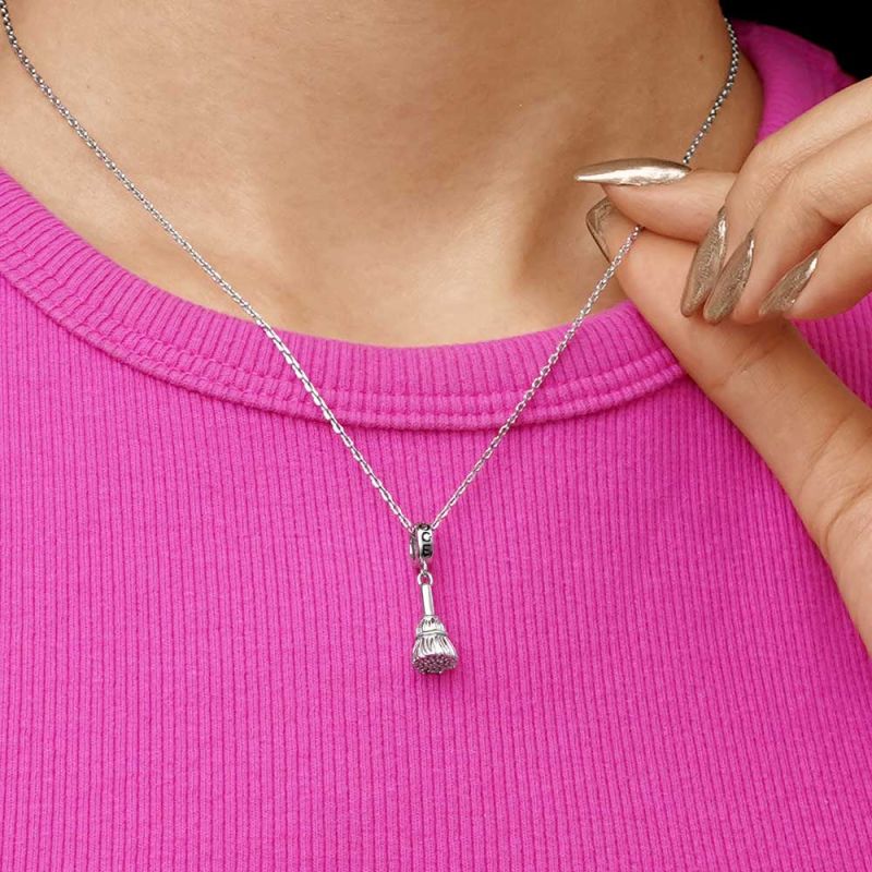 Witch Broomstick Pendant