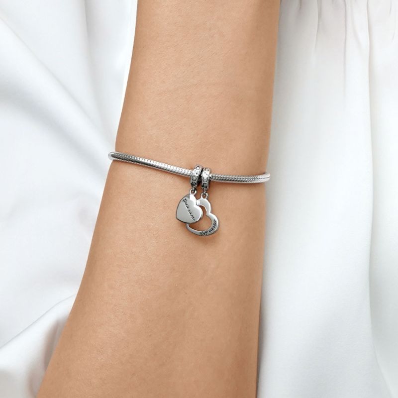 Little Sister & Big Sister Heart Pendant