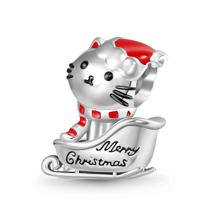 Pandora christmas cat charm store