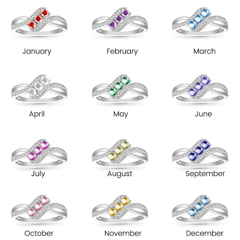 Birthstone Diamond Ring