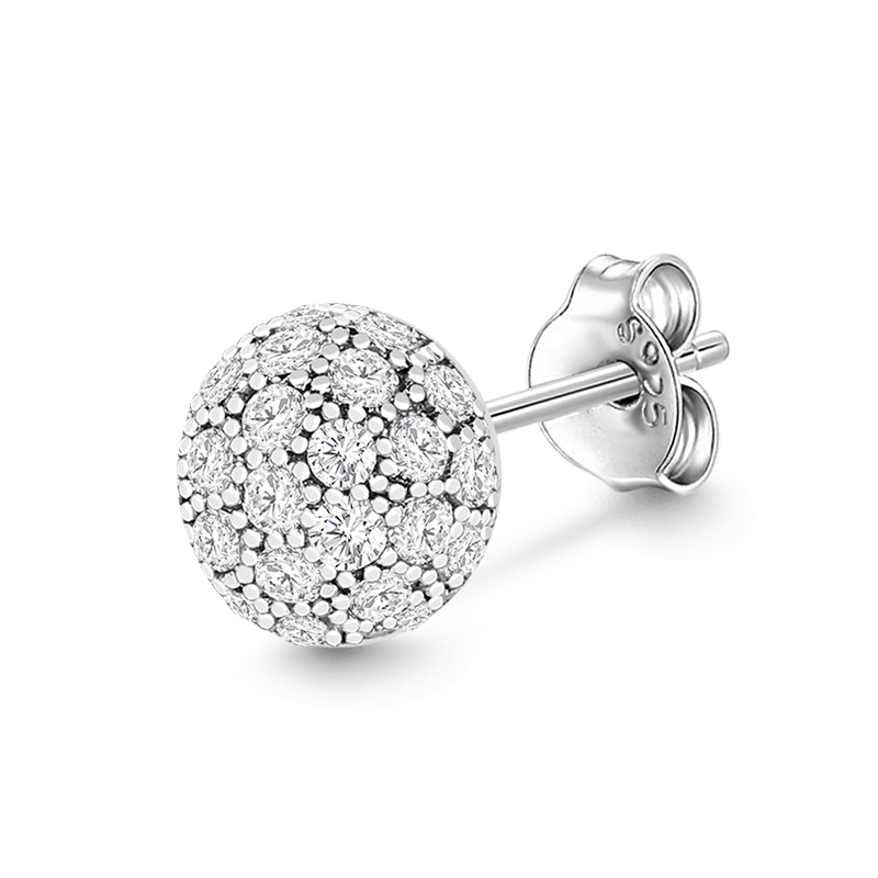 Silver Stud Earring