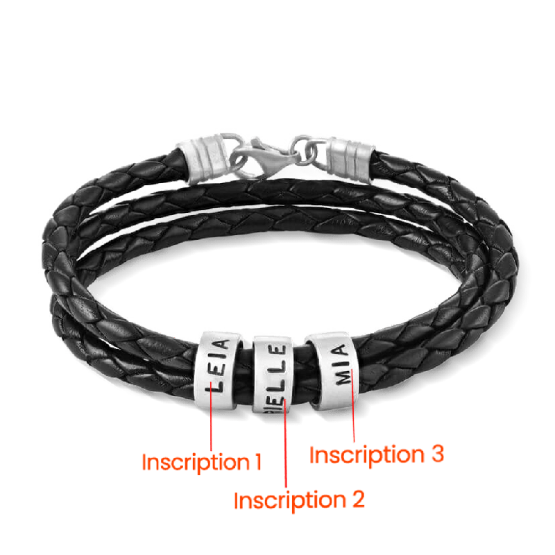 Leather Magnetic Multi-layer Bracelet