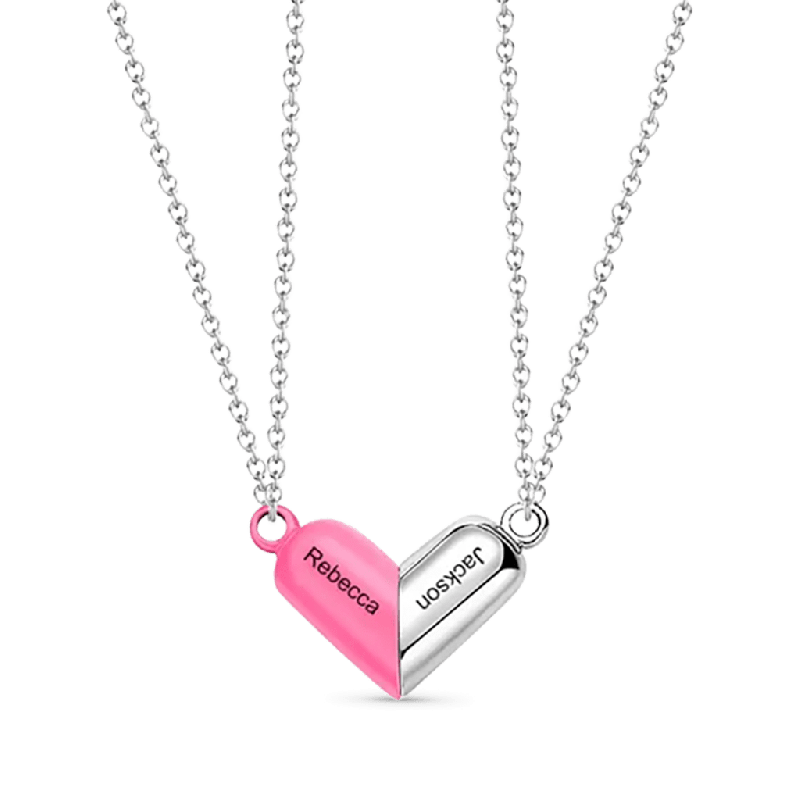 Engraving Couple Necklace