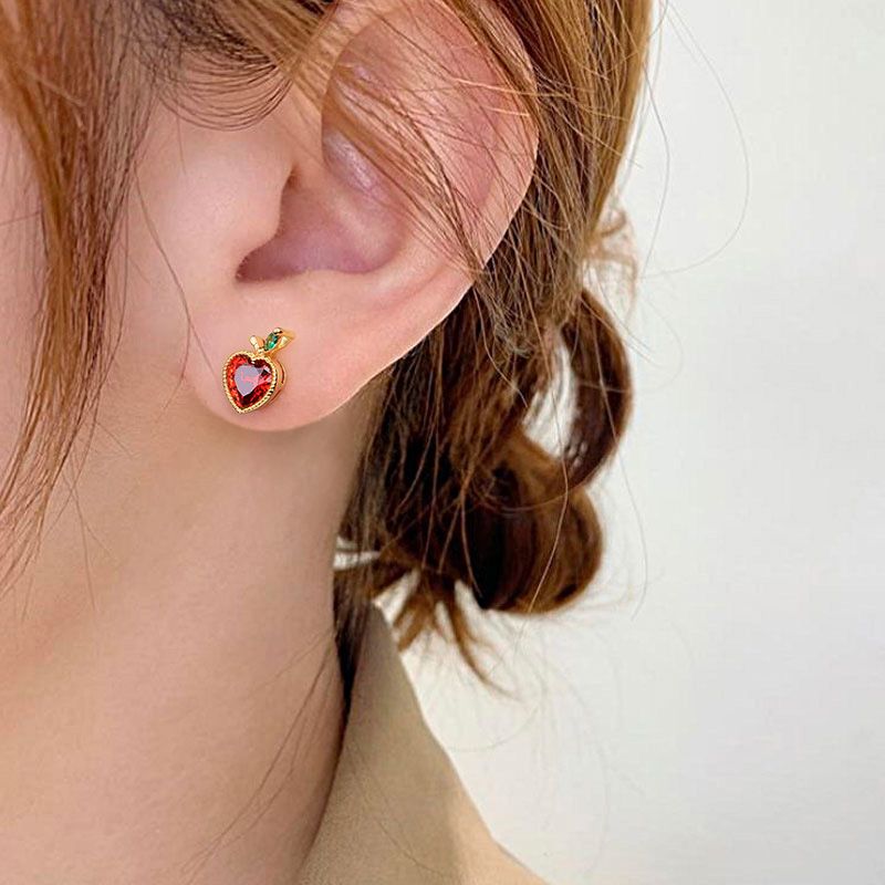 Apple Stud Earrings