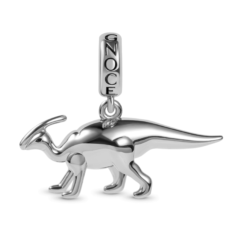Sterling silver dinosaur charm deals