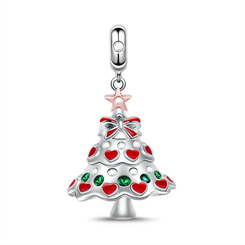 Christmas Tree Charm Charms for Bracelets and Necklaces 