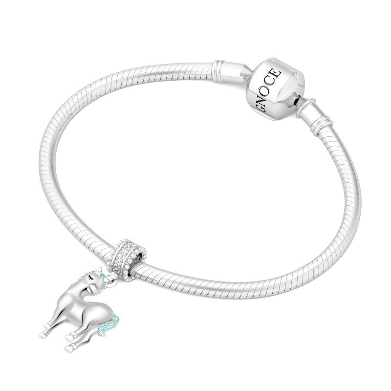 Devil Heart GNOCE Charm 925 Sterling Silver Charms Unicorn Charm for Women Fit All Brands Bracelets Gift for her