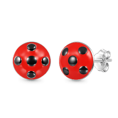 Miraculous Ladybug Stud Earrings