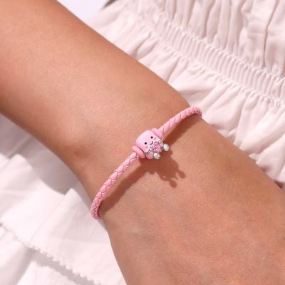 Pink Snap Basic Bracelet