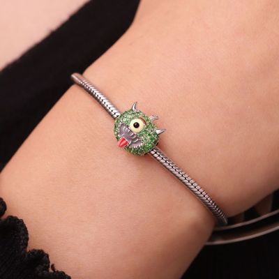 One-Eyed Monster Pumpkin Charm