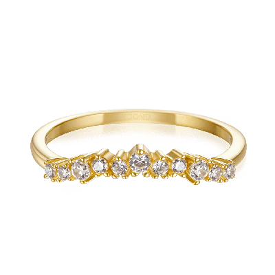 14K/10K Solid Cluster Ring