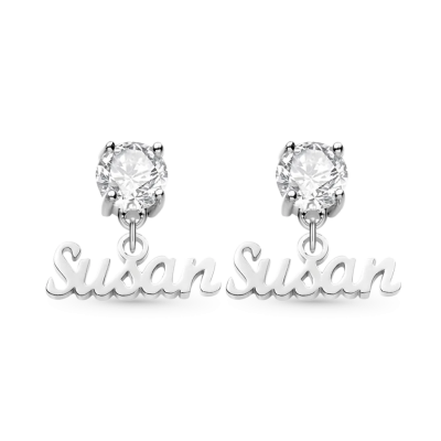 Personalized Birthstone Earrings