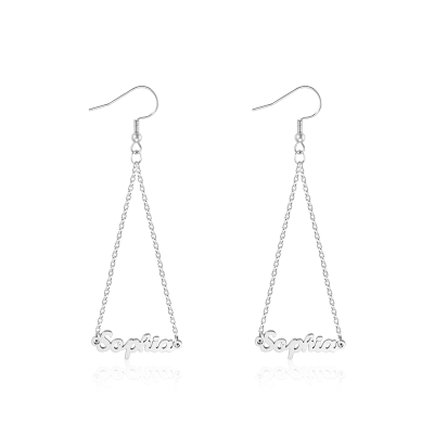 Personalized Name Earrings